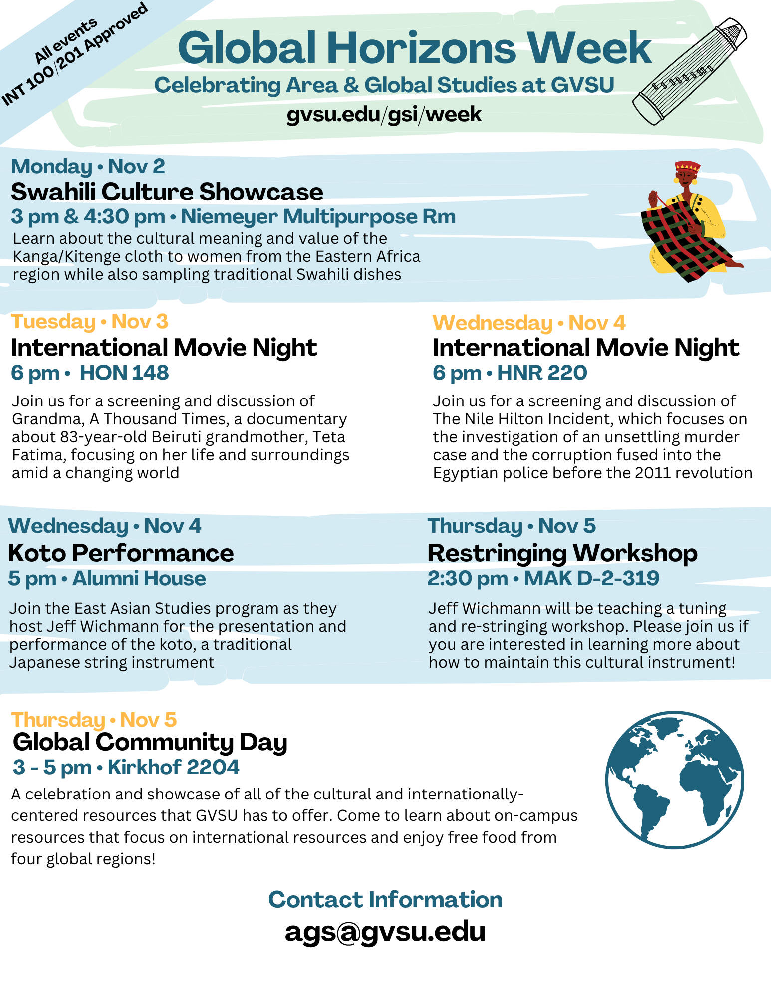 Global Horizons Week flyer
